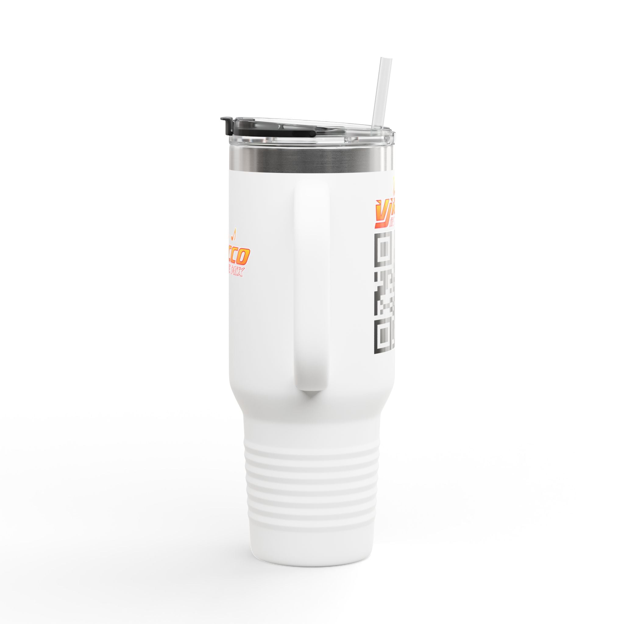 "VJ Ricco"🎤 Insulated Travel Mug - 40oz | Perfect for Music Lovers & On-the-Go Refreshments